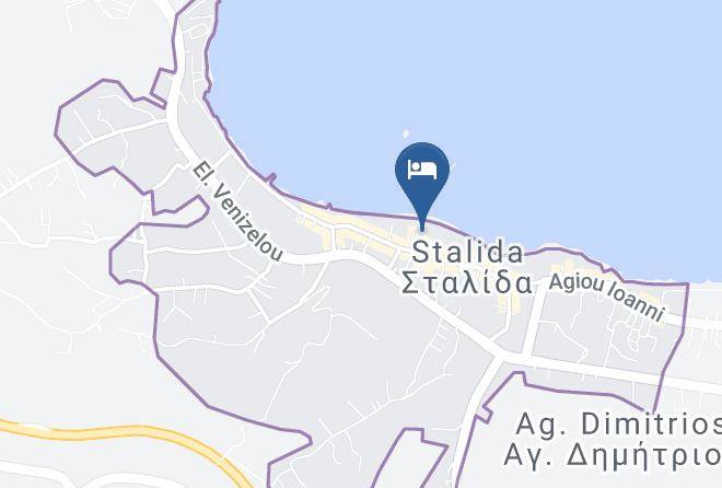 Iraklion - Zervas Beach Maps