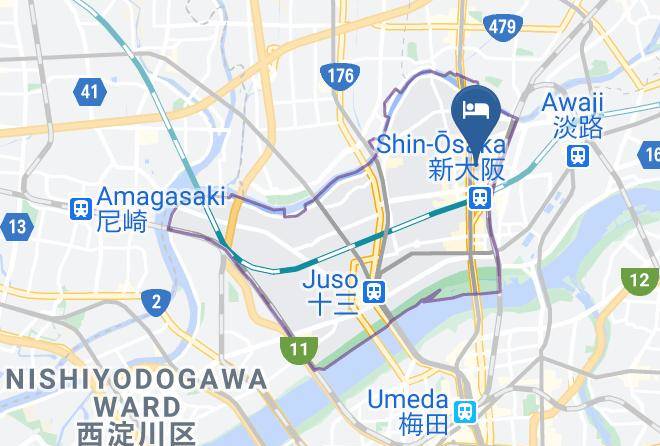 Osaka City Yodogawa Ward - Zest Amazing Maps