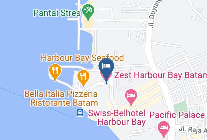 Batam - Zest Harbour Bay Batam Maps