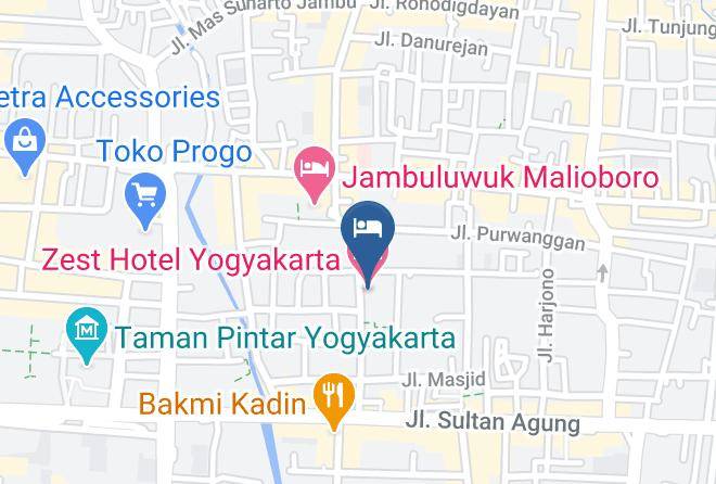 Kota Yogyakarta - Zest Hotel Yogyakarta Maps