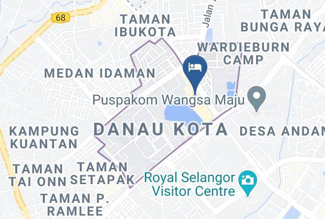 Kuala Lumpur - Zetapark Homestay Maps
