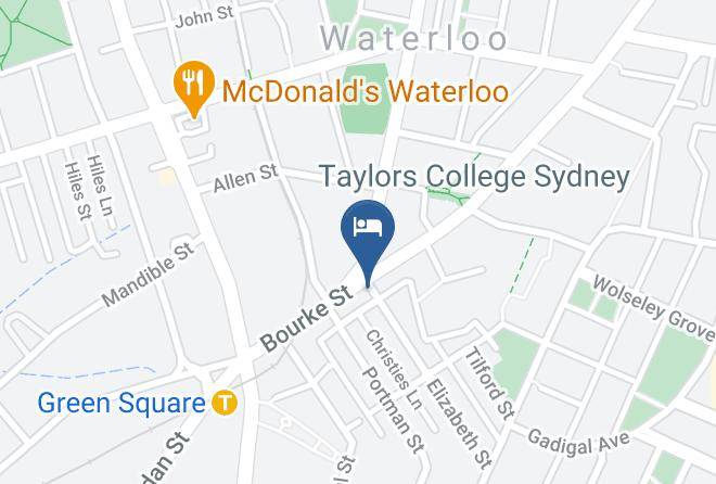Sydney - Zetland Hotel Maps