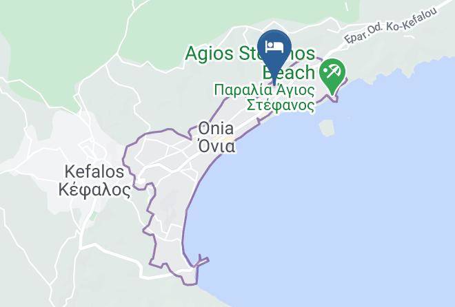 Kos - Zeus Hotel Maps
