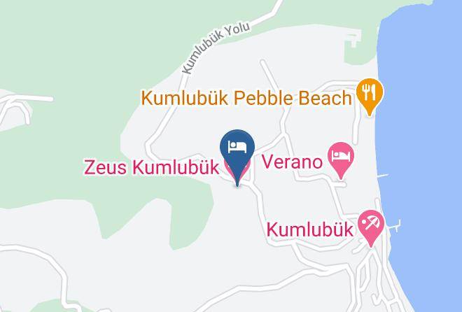 Marmaris - Zeus Kumlubuk Hotel Maps