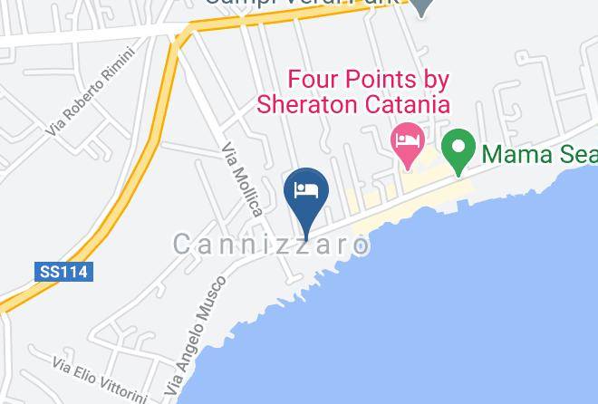 Catania - Zeus Residence Hotel Maps