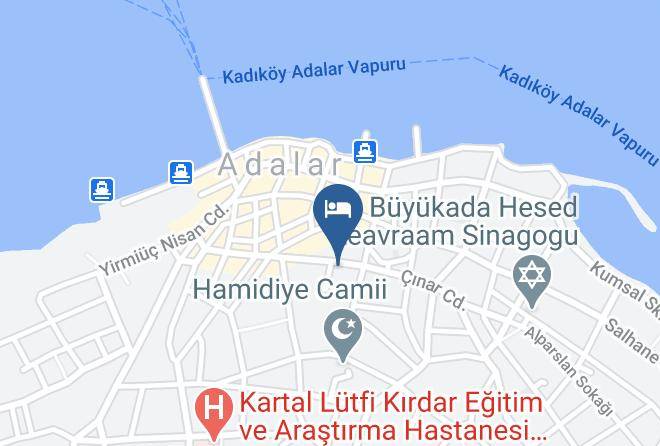 Adalar - Zeyn Butik Otel Maps