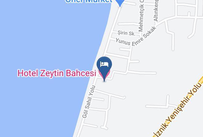 Iznik - Hotel Zeytin Bahcesi Maps