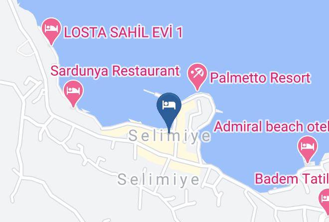 Mugla - Zeytin Dali Butik Otel Maps