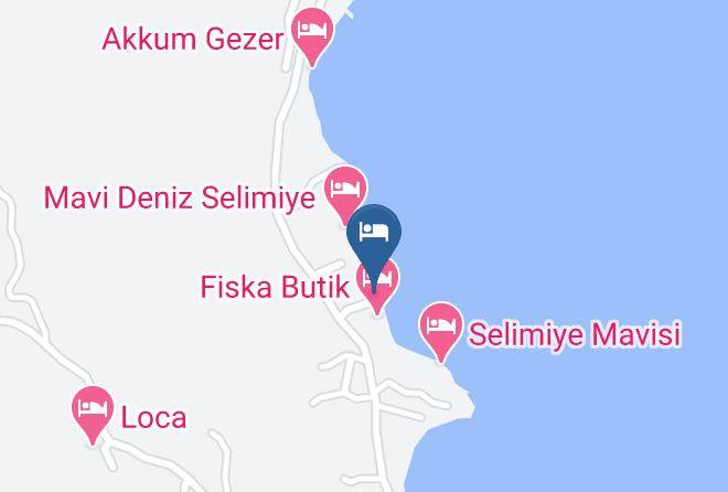 Mugla - Zeytin Hotel Maps