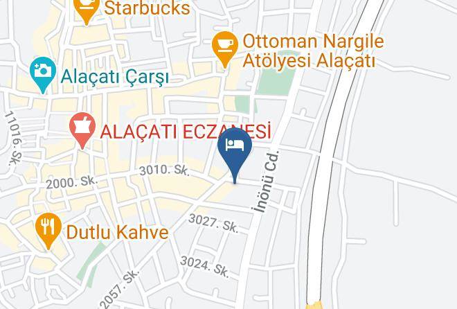 Cesme - Alacati Zeytin Otel Maps