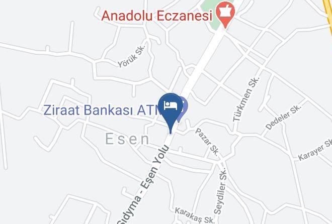Seydikemer - Zeytin Pansiyon Maps
