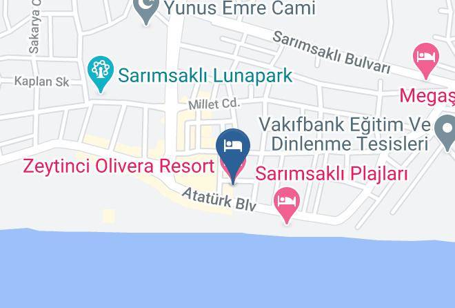 Zeytinci Olivera Resort Hotel Map - Balikesir - Ayvalik