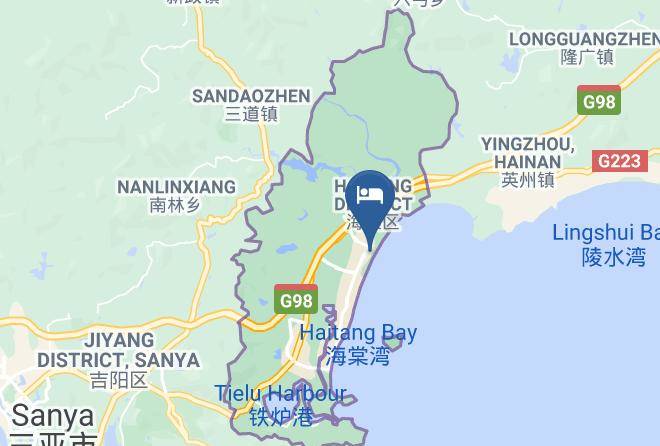 Sanya - Zfy Ocean View Sanya Haitang Bay Resort Maps