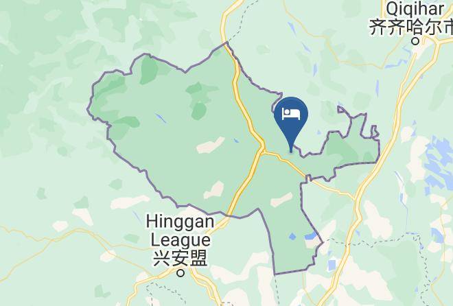 Hinggan League - Zhalaite Hotel Maps