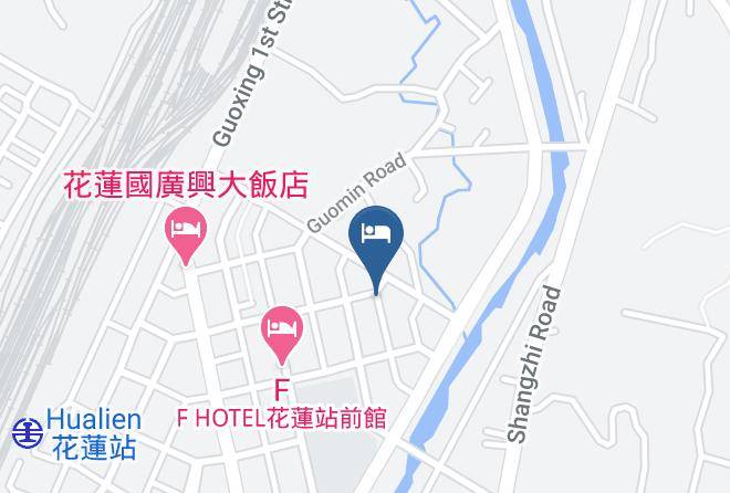 Zhan Qian Xiao Zhan Homestay Mapa - Taiwan - Hualiennty