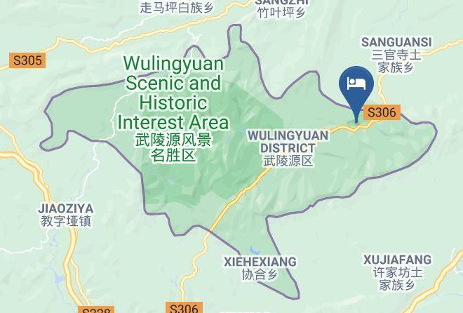 Zhangjiajie - Zhangjiajie Daxiangxi Hotel Maps