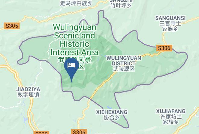 Zhangjiajie - Zhangjiajie Forest Park Qinyuan Hotel Maps