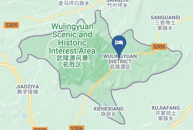 Zhangjiajie - Zhangjiajie Two Hotel Maps