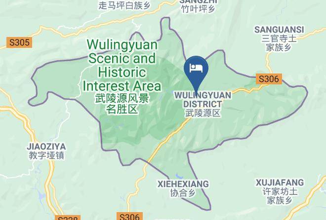 Zhangjiajie - Zhangjiajie Yanran Inn Maps