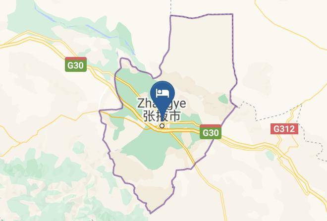 Zhangye Hotel Map