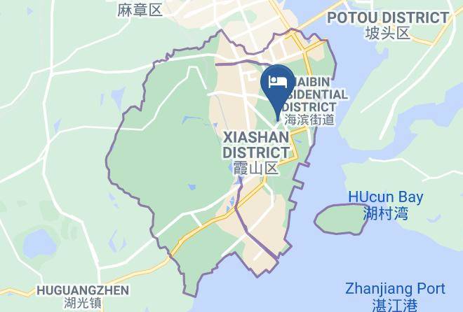 Zhanjiang Radio & Tv University Hotel Map