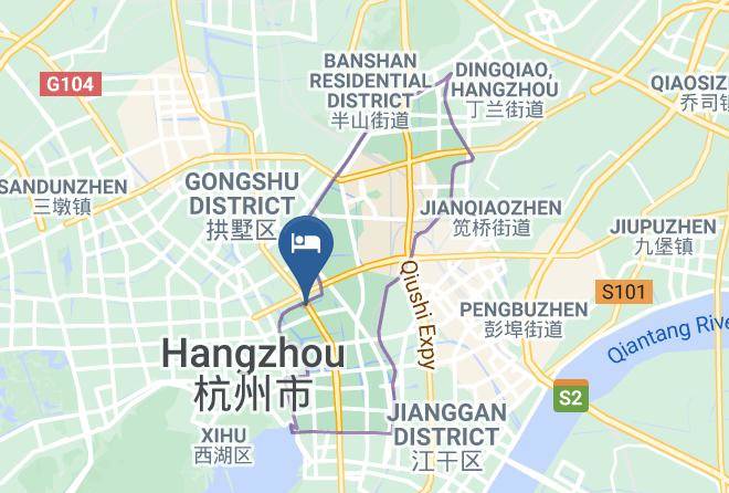 Hangzhou - Zhao Hui Hotel Maps