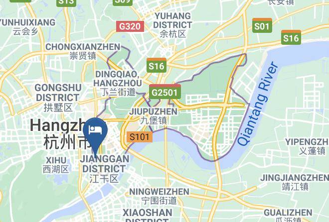 Hangzhou - Zhejiang Amethyst Hotel Maps