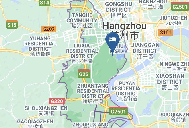 Hangzhou - Zhejiang Hotel Hangzhou Maps