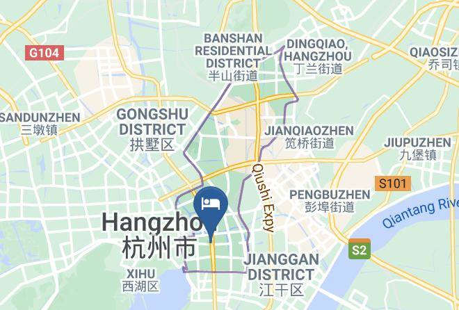 Hangzhou - Zhejiang International Hotel Maps
