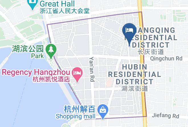 Hangzhou - Zhejiang Jinyuan Hotel Maps