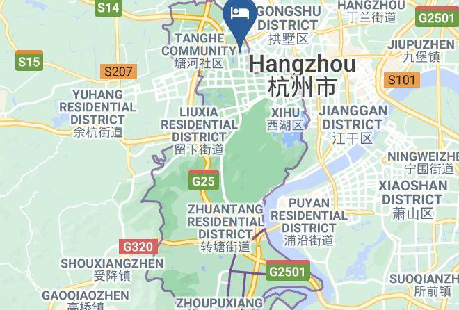 Hangzhou - Zhejiang Zijingang Hotel Maps