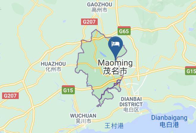 Maoming - Zhengwang Hotel Maps