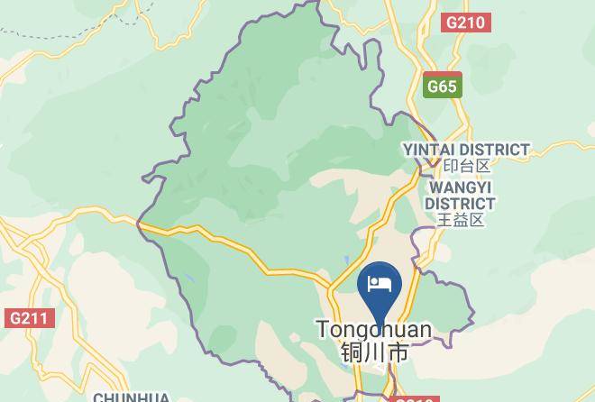 Tongchuan - Zhengyang International Hotel Maps