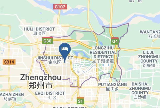 Zhengzhou - Zhengzhou Dalang Taosha Fashion Hotel Maps