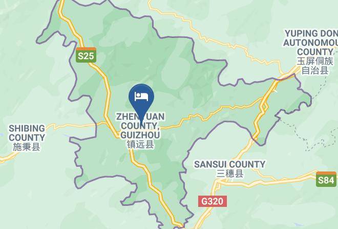 Qiandongnan Aut Prefecture - Zhenyuan New Dynasty Resort Maps