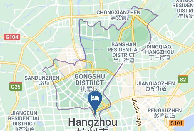 Hangzhou - Zhijiang Hotel Hangzhou Maps