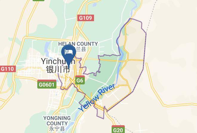 Yinchuan - Zhijun Fashion Hotel Maps