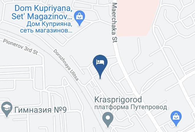 Krasnoyarsk - Zhilishchno Gostinichnyy Kompleks Oao Krevrz Maps