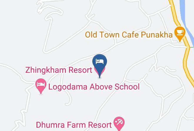 Punakha - Zhingkham Resort Maps
