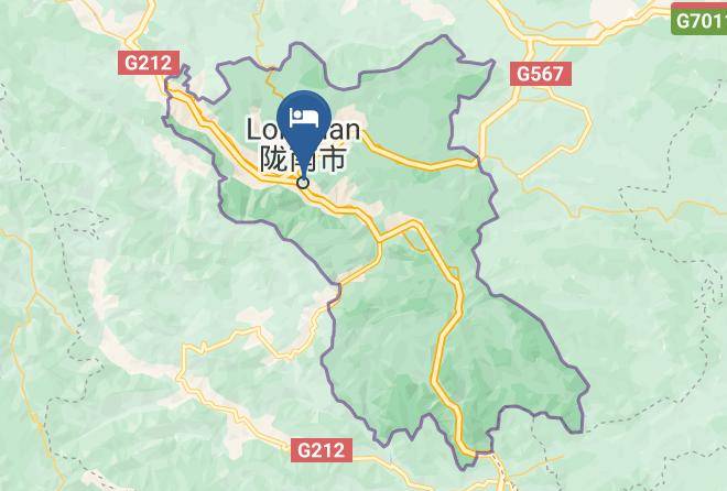 Longnan - Zhiteng Hotel Maps