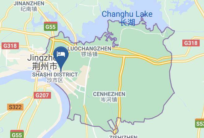 Jingzhou - Zhixin Gardenia Hote Maps