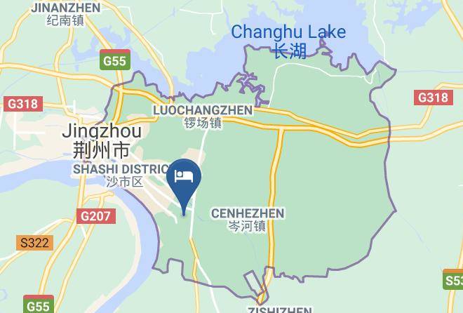 Jingzhou - Zhixin Gardenia Open Hotel Yaowan Store Maps
