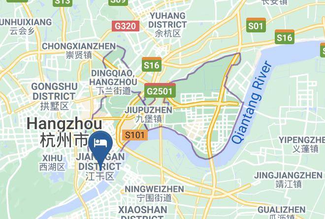 Hangzhou - Zhiyi Shangpin Hotel Maps