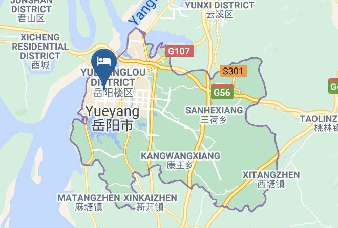 Yueyang - Zhongyin Hotel Maps