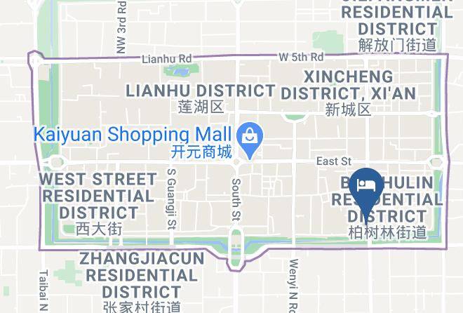 Xi An - Zhongan Xi'an Meiyuan Hotel Maps