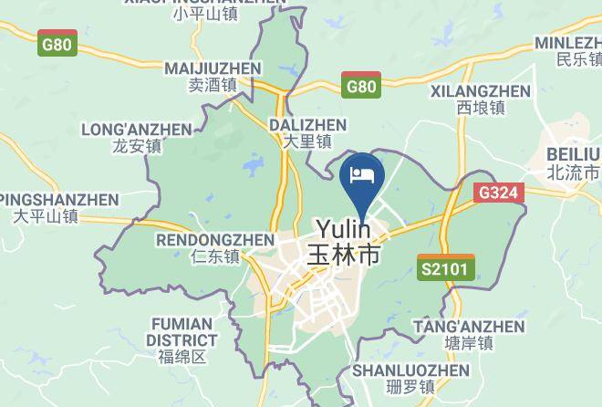 Yulin - Zhongding Hotel Maps