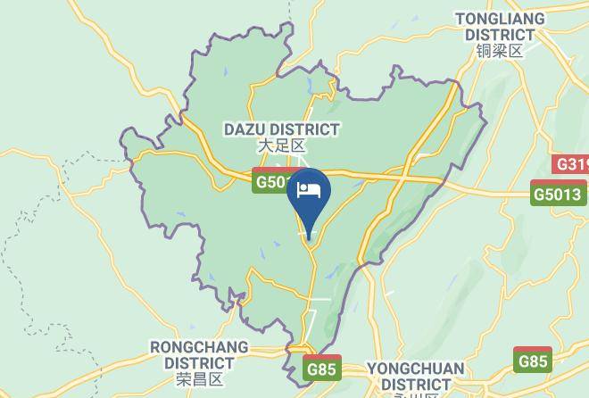 Dazu District - Zhongfa Hotel Maps