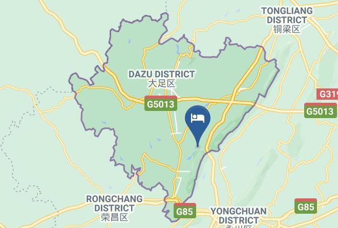 Dazu District - Zhonggang Resort Maps
