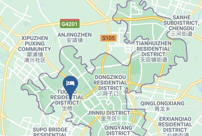 Chengdu - Zhongheng Sandalwood Hotel Maps