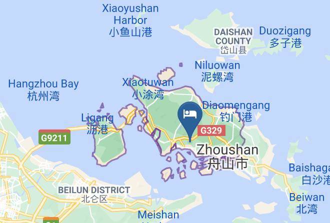 Zhoushan - Zhonghuang Hotel Maps